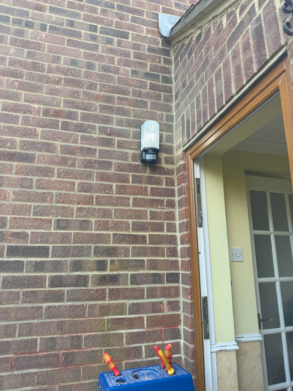 Home lit up by outdoor lights with PIR sensor Bursledon Southampton