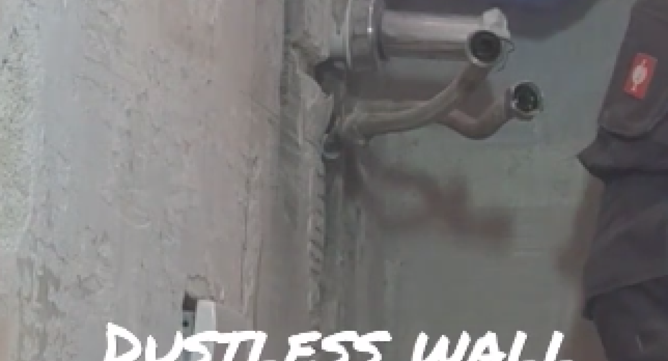 Dustless wall chasing