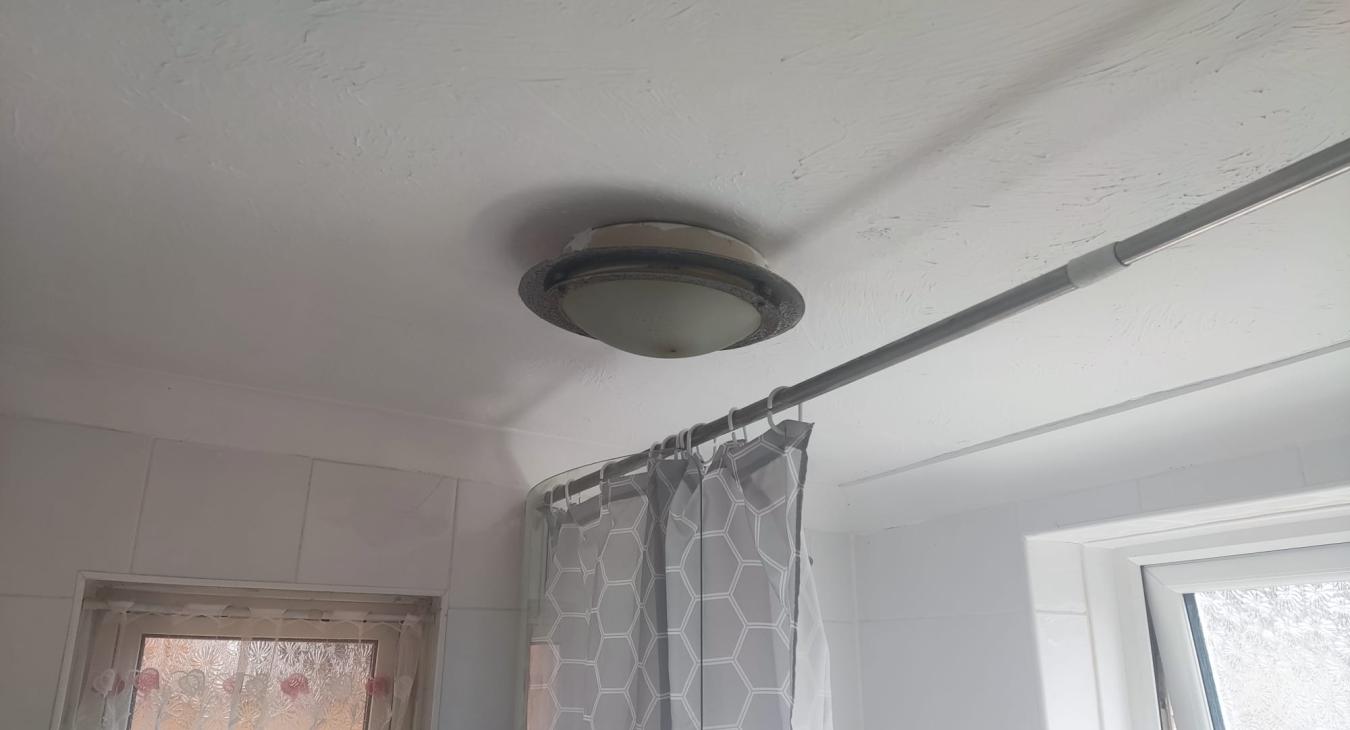 New bathroom extractor fan & light in Eastleigh