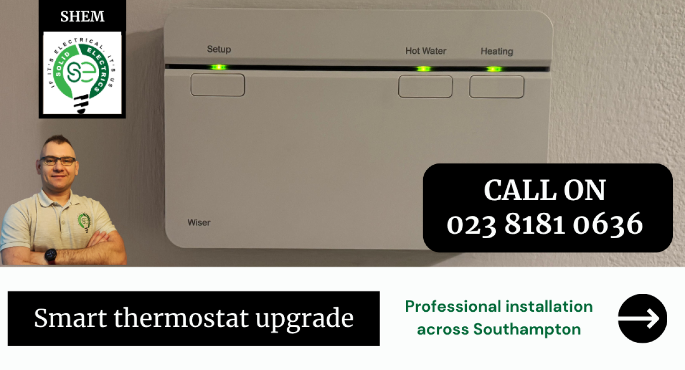 Smart thermostat upgrade – professional installation across Southampton.